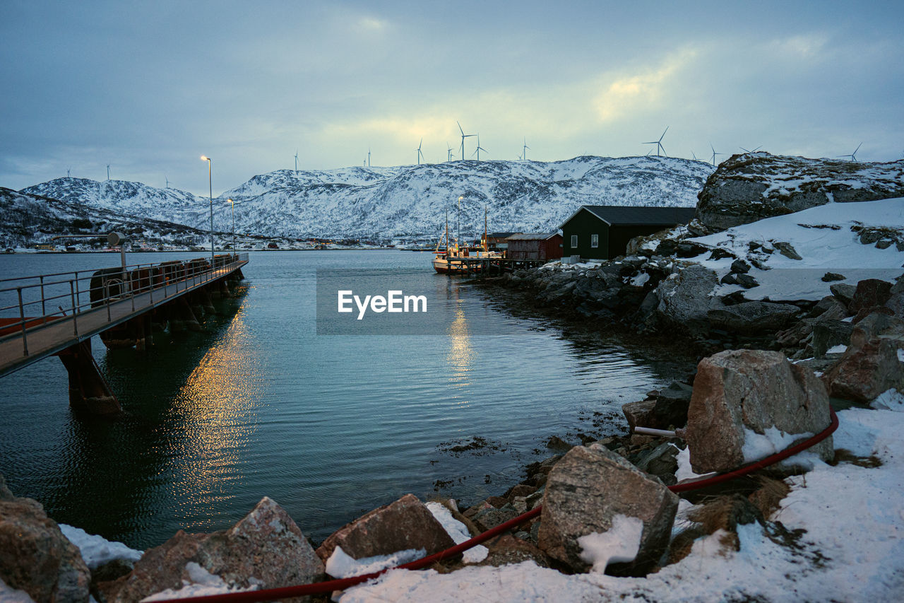 Waiting for the ferry, in norway near tromso