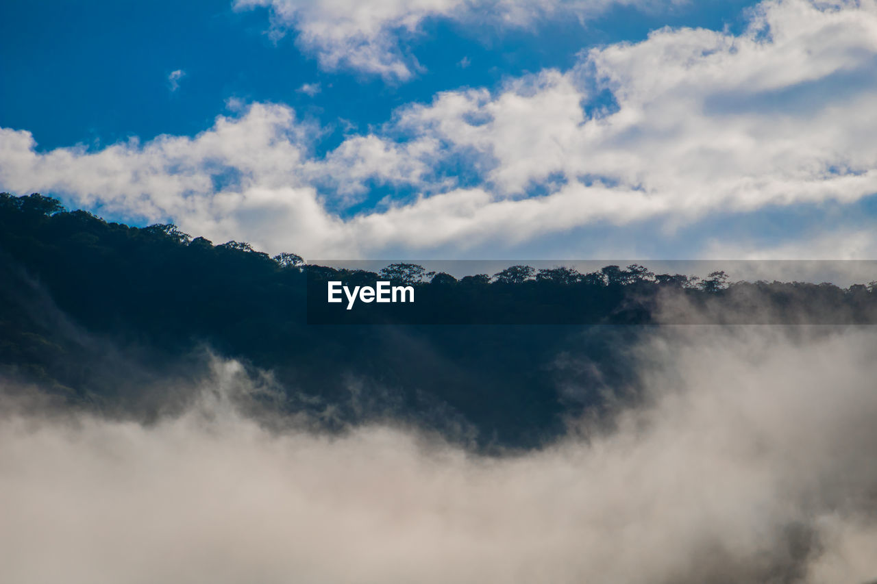 Low angle view of clouds in sky