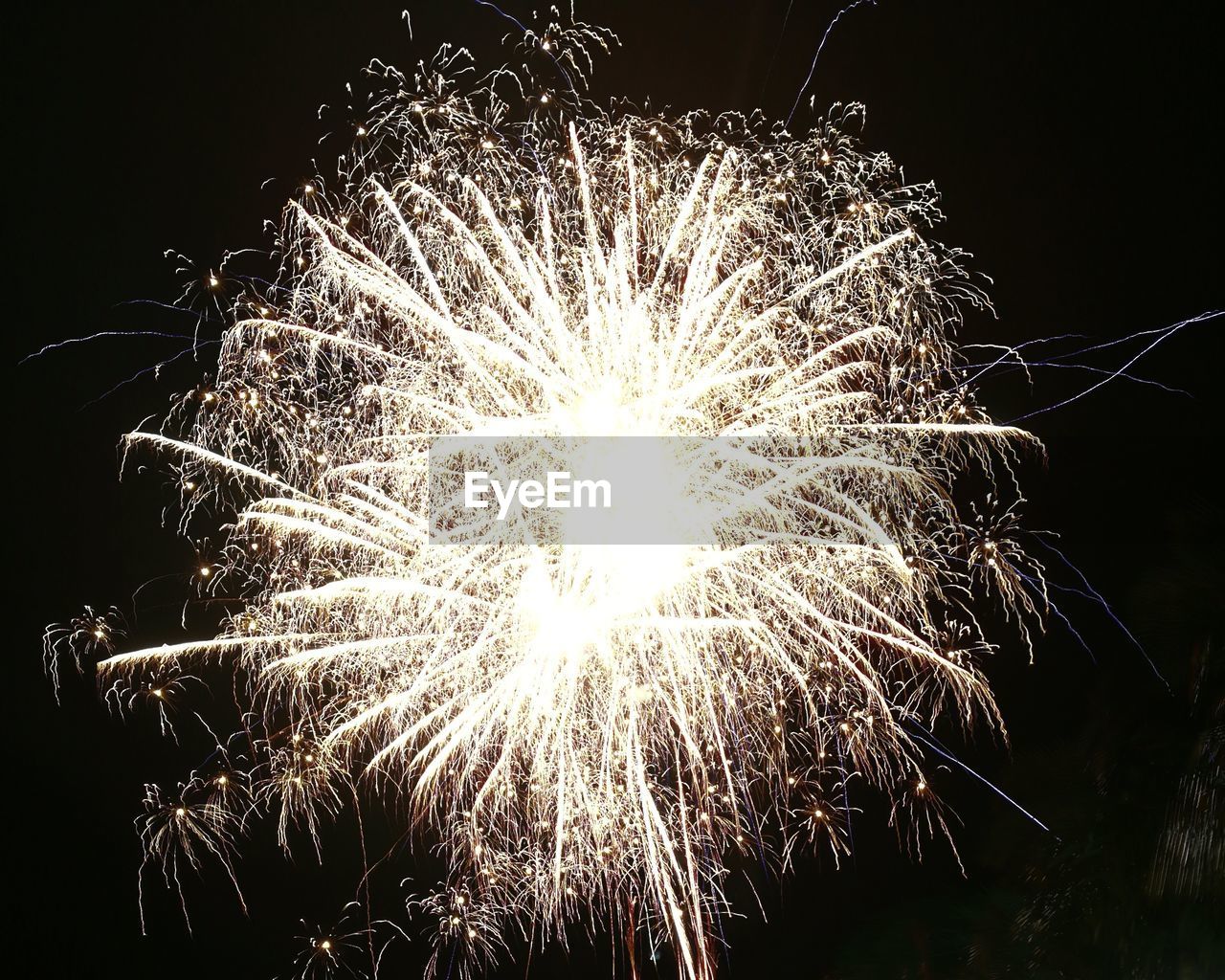 LOW ANGLE VIEW OF FIREWORK DISPLAY