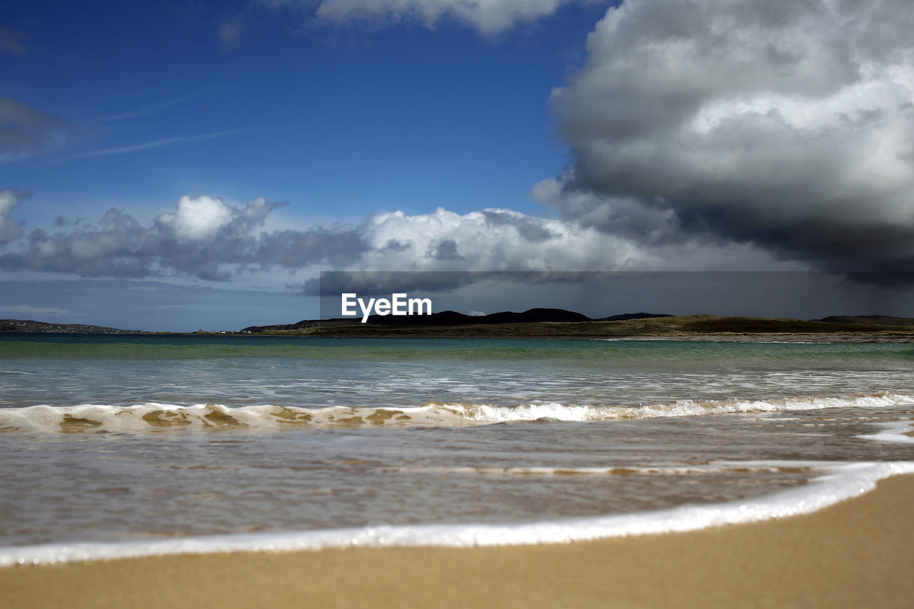 PANORAMIC VIEW OF BEACH AGAINST SKY