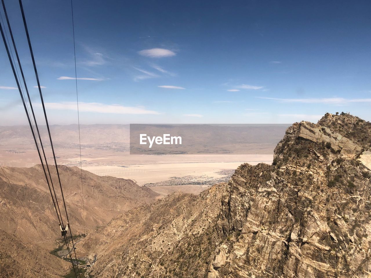 Scenic view of mountain against sky