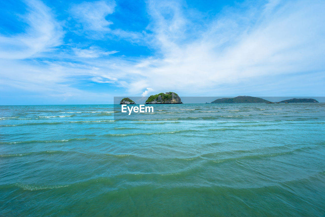 PANORAMIC VIEW OF SEA AGAINST SKY