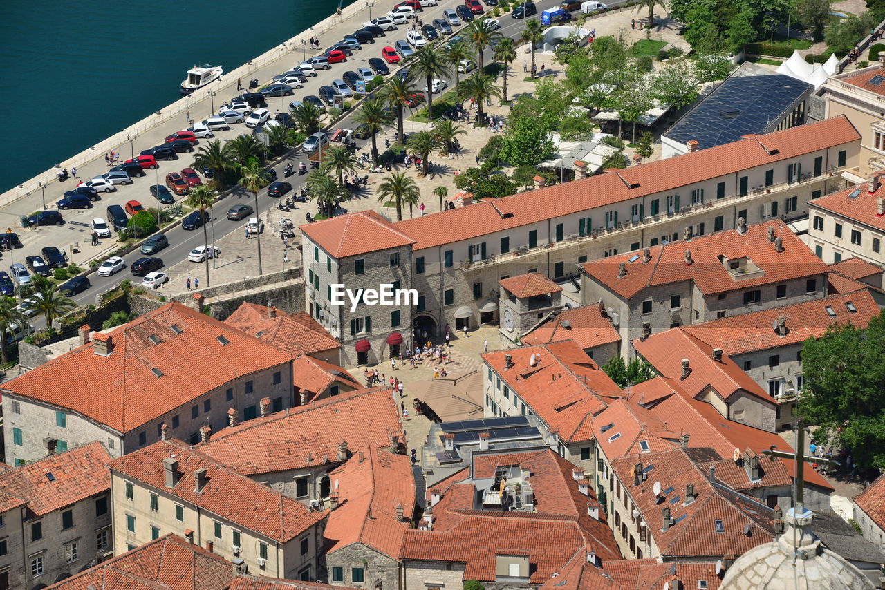 Kotor bay are a series of coves on the southern dalmatian coast of the adriatic sea in montenegro