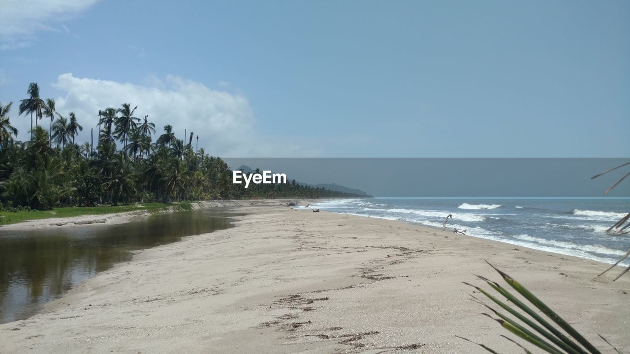 VIEW OF BEACH AGAINST SKY