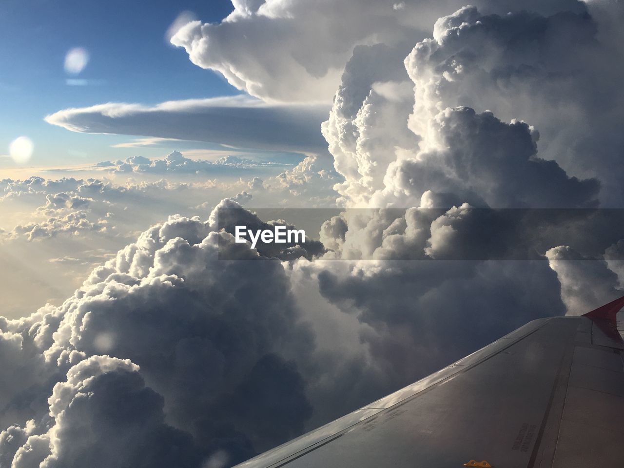 Aerial view of cloudscape