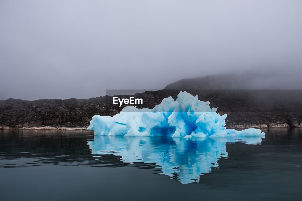 Scenic view of iceberg