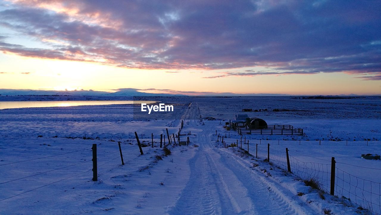 Icelandic rural sunrise