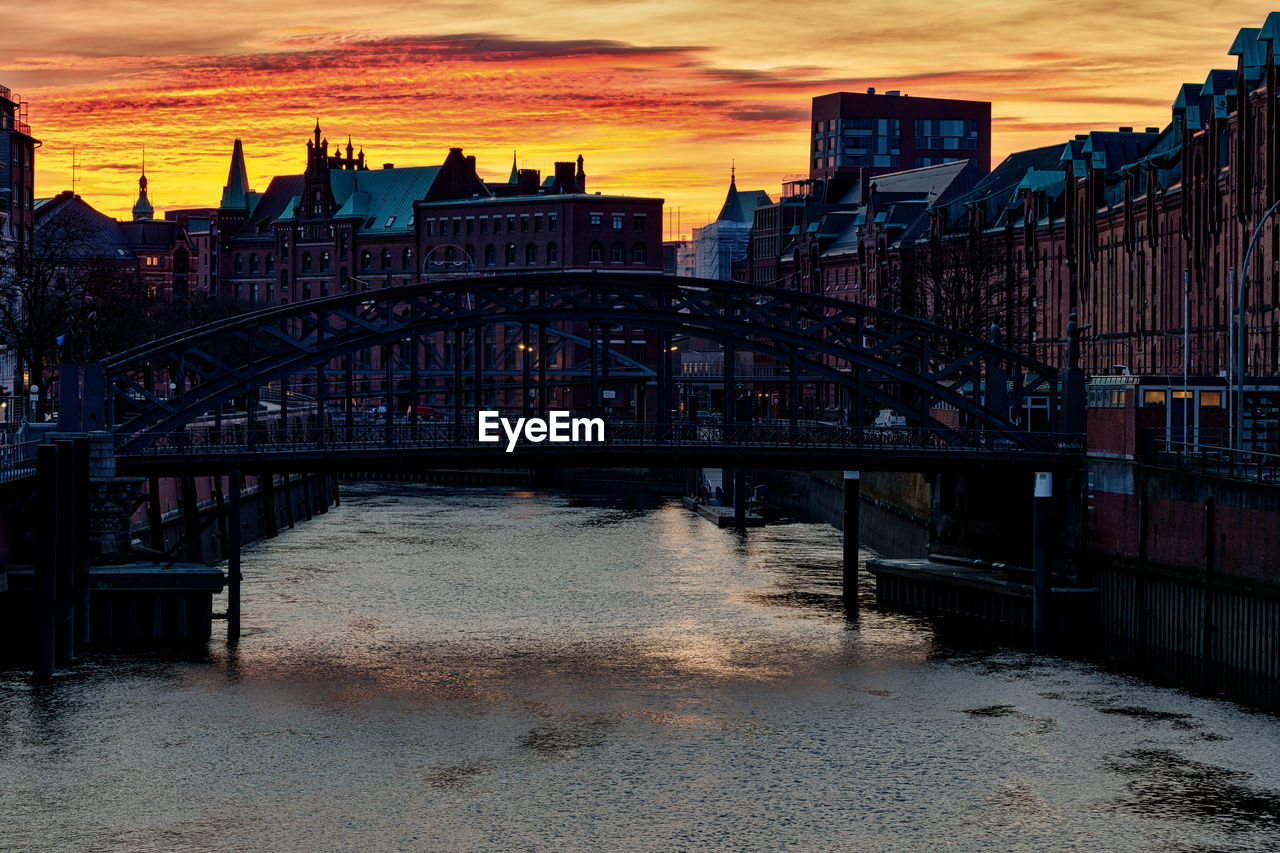 BRIDGE OVER RIVER IN CITY