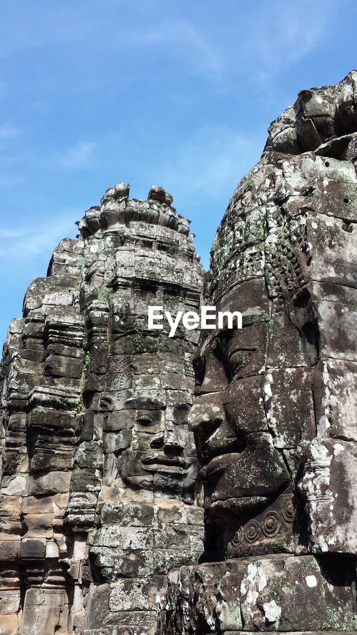 Low angle view of a temple