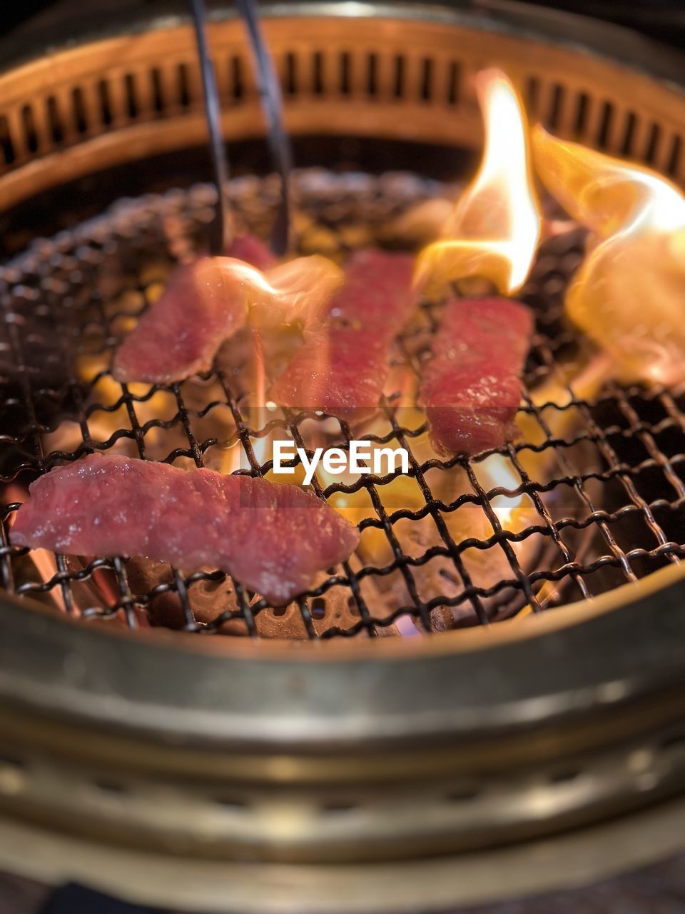 burning, fire, food, heat, flame, food and drink, dish, cooking, candle, no people, meat, freshness, yakiniku, close-up, sweet food, selective focus, meal, nature, event