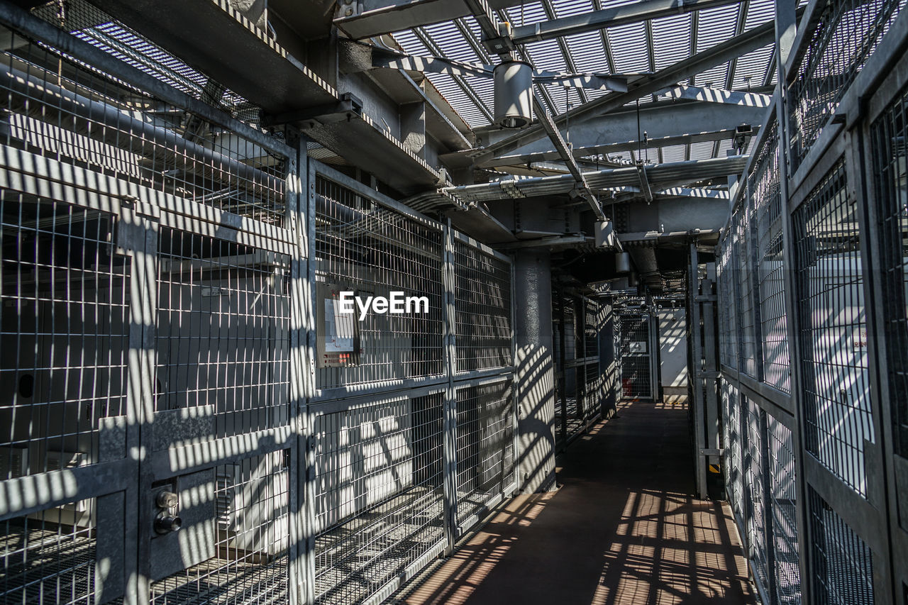 INTERIOR OF ABANDONED FACTORY