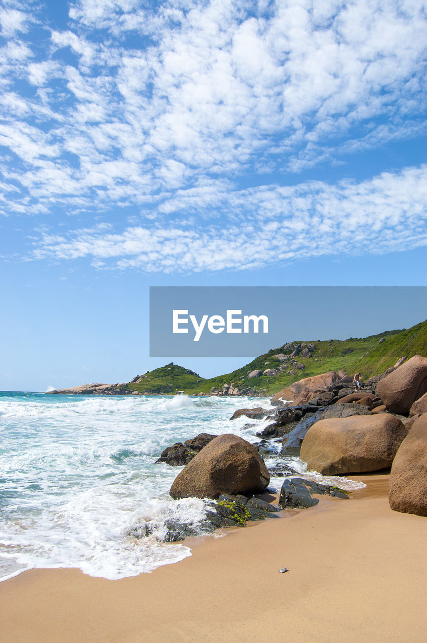 Beach on florianópolis,  brazil