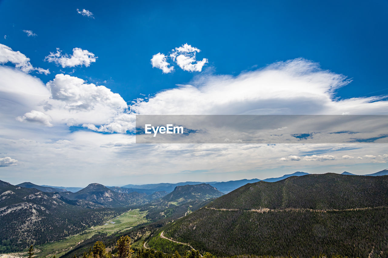 VIEW OF LANDSCAPE AGAINST CLOUDY SKY