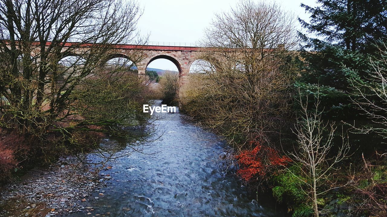 Railway bridge over river