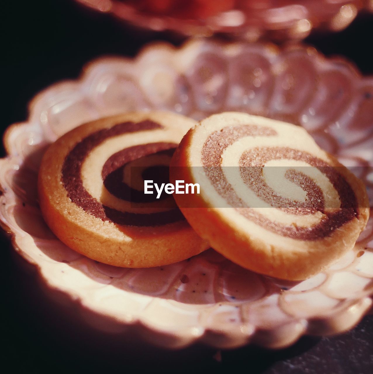 Close-up of circular shape cookies