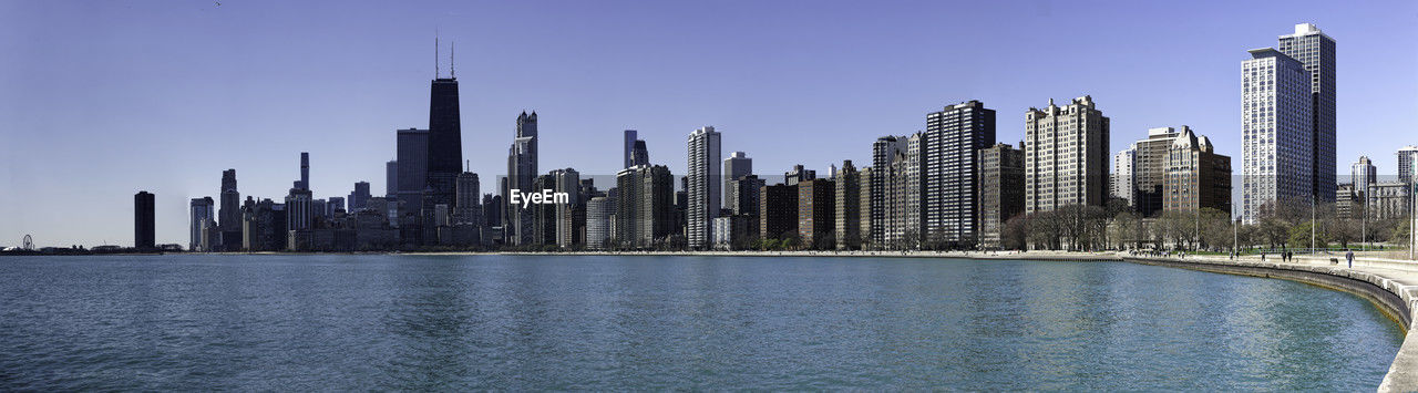 View of city at waterfront