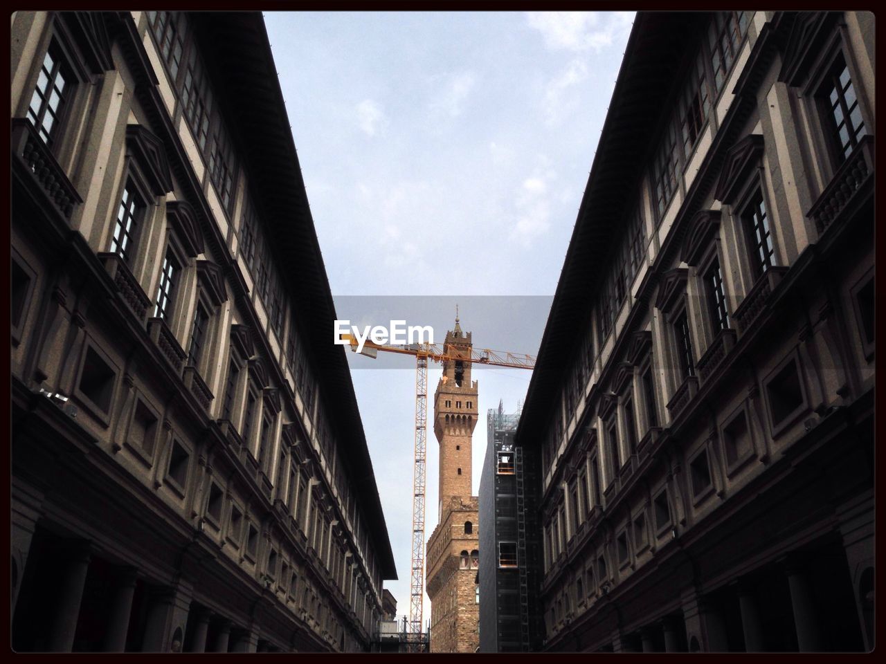 Low angle view of buildings against sky