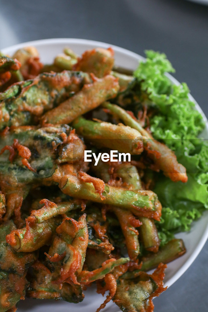 close-up of salad in plate