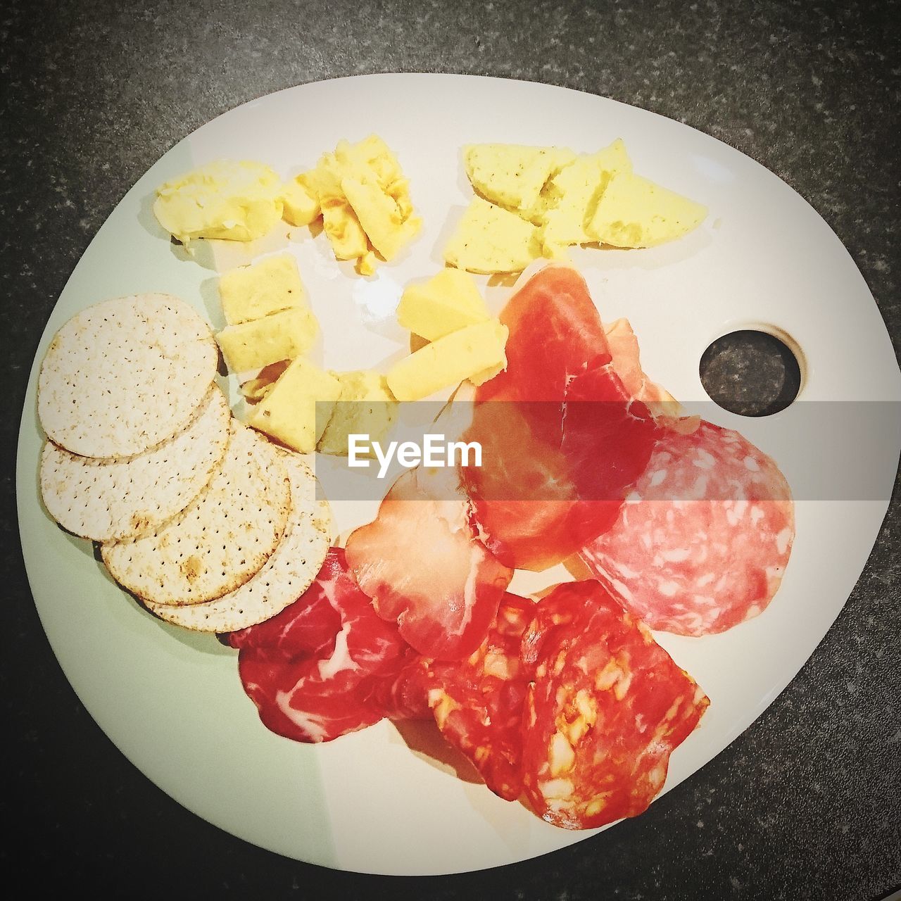 CLOSE-UP OF FRUITS SERVED ON PLATE