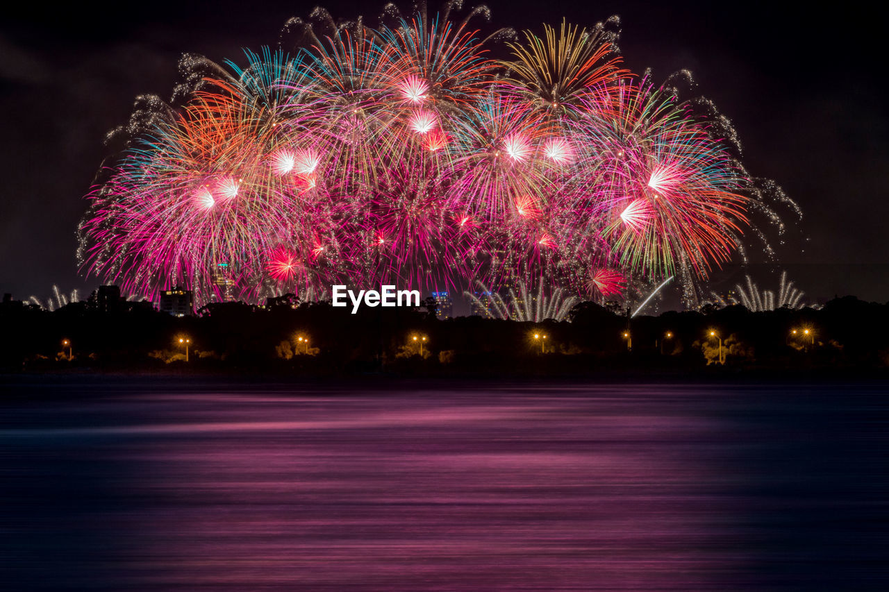 FIREWORK DISPLAY IN SKY