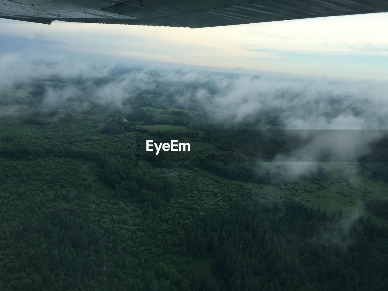 Aerial view of landscape