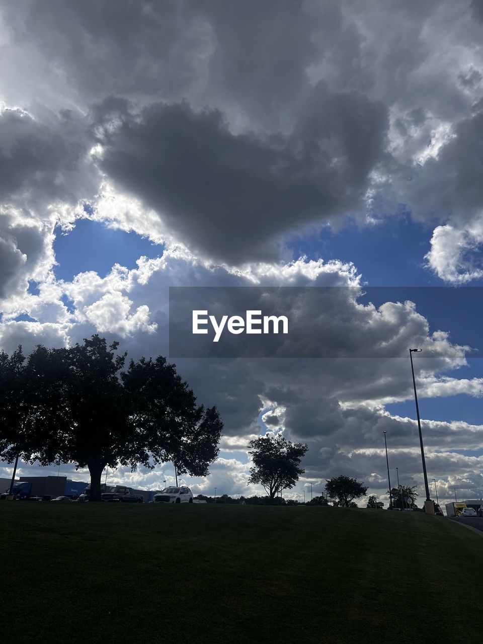 sky, cloud, sunlight, nature, beauty in nature, tree, light, outdoors, no people, environment, low angle view, day, plant, reflection, scenics - nature, tranquility, blue