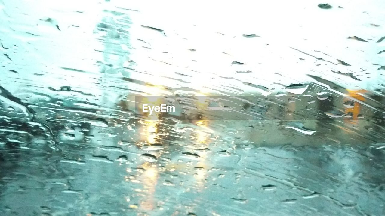 RAINDROPS ON WINDOW