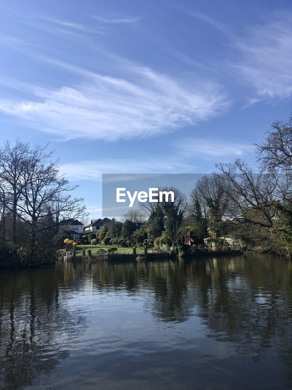 VIEW OF LAKE AGAINST SKY