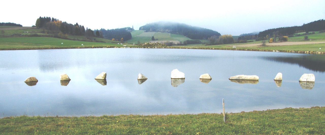 TRANQUIL SCENE OF LAKE