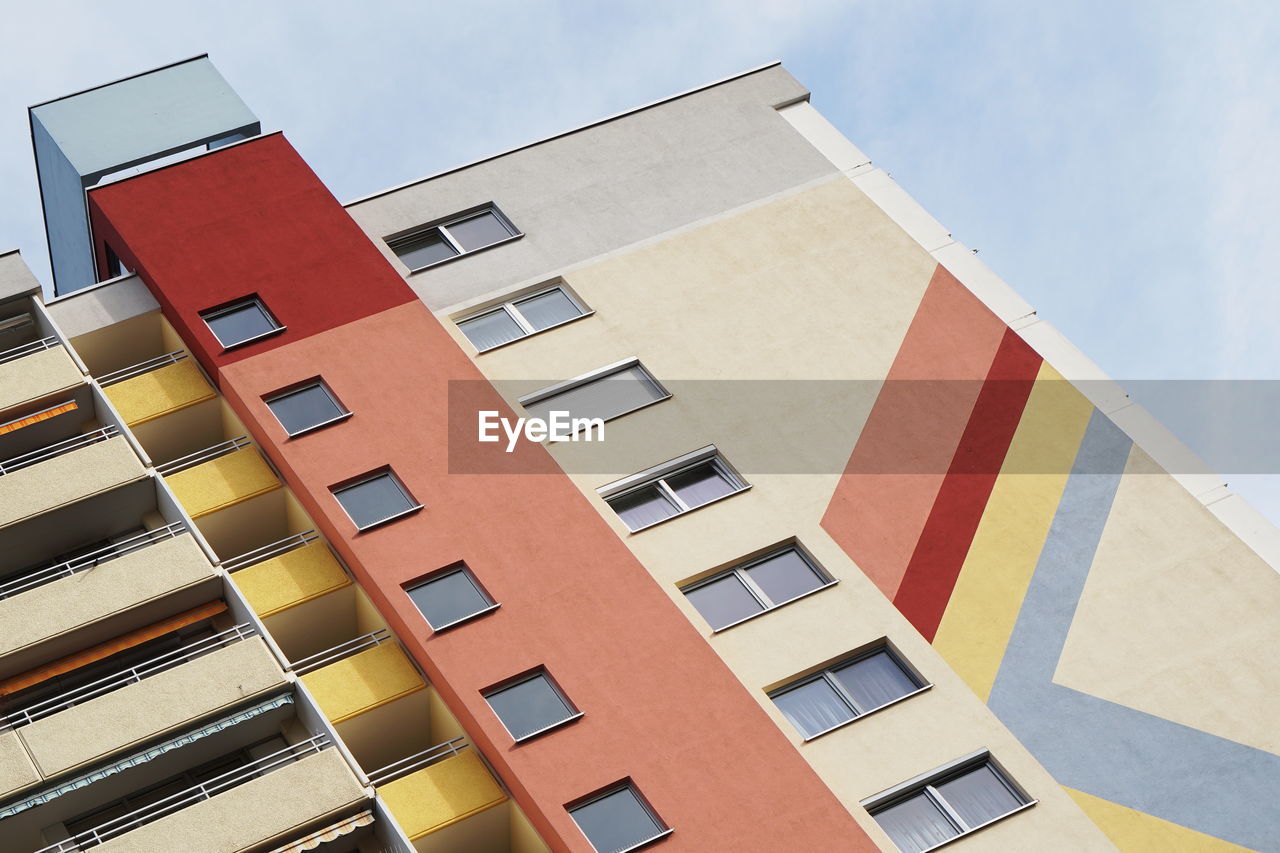 Low angle view of building against sky