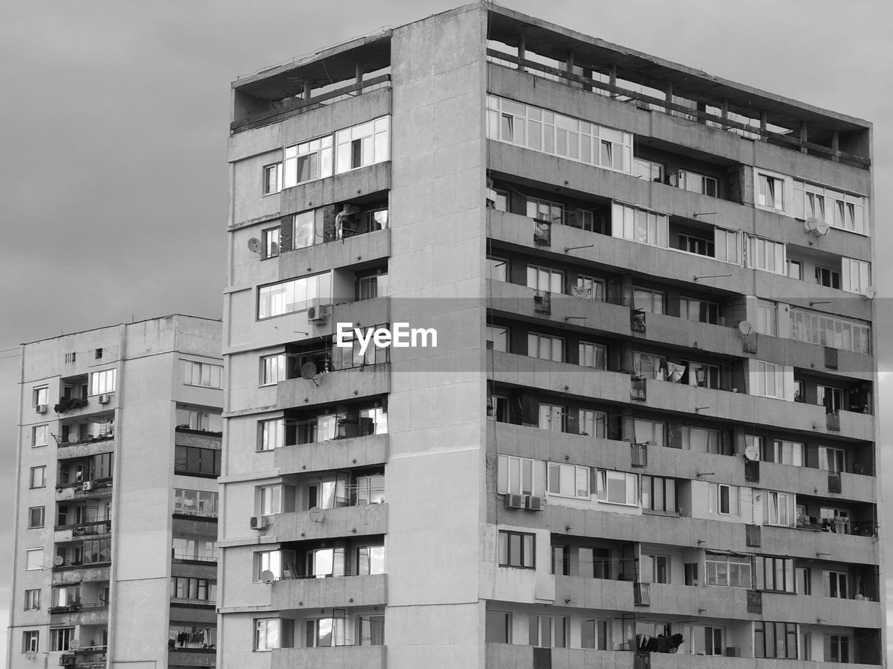 Apartment building against sky