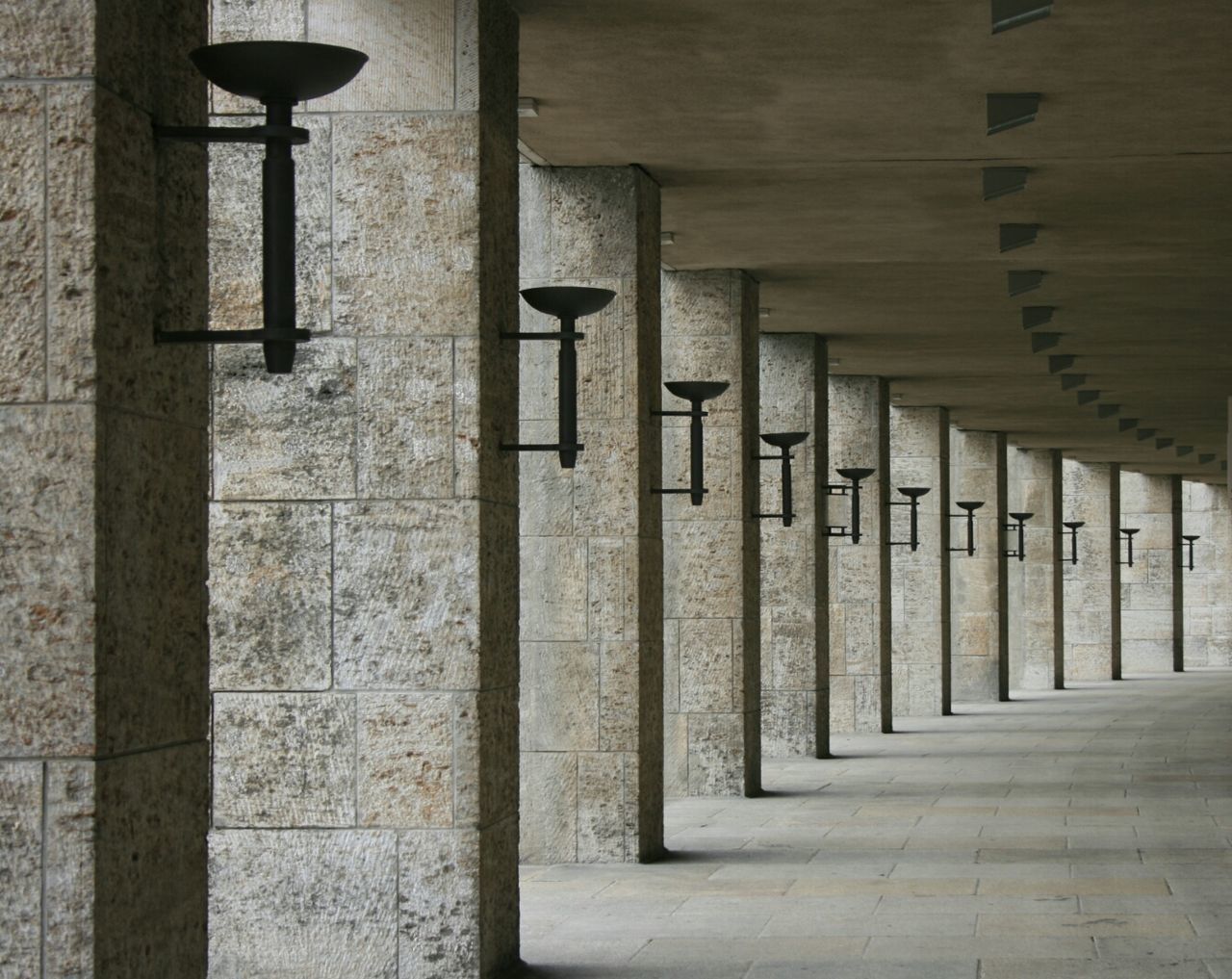 Columns in building