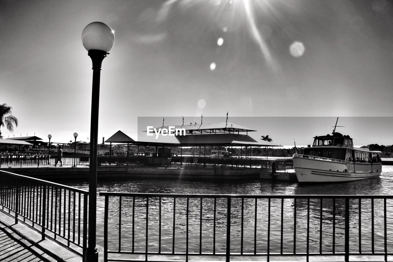 HARBOR AGAINST SKY