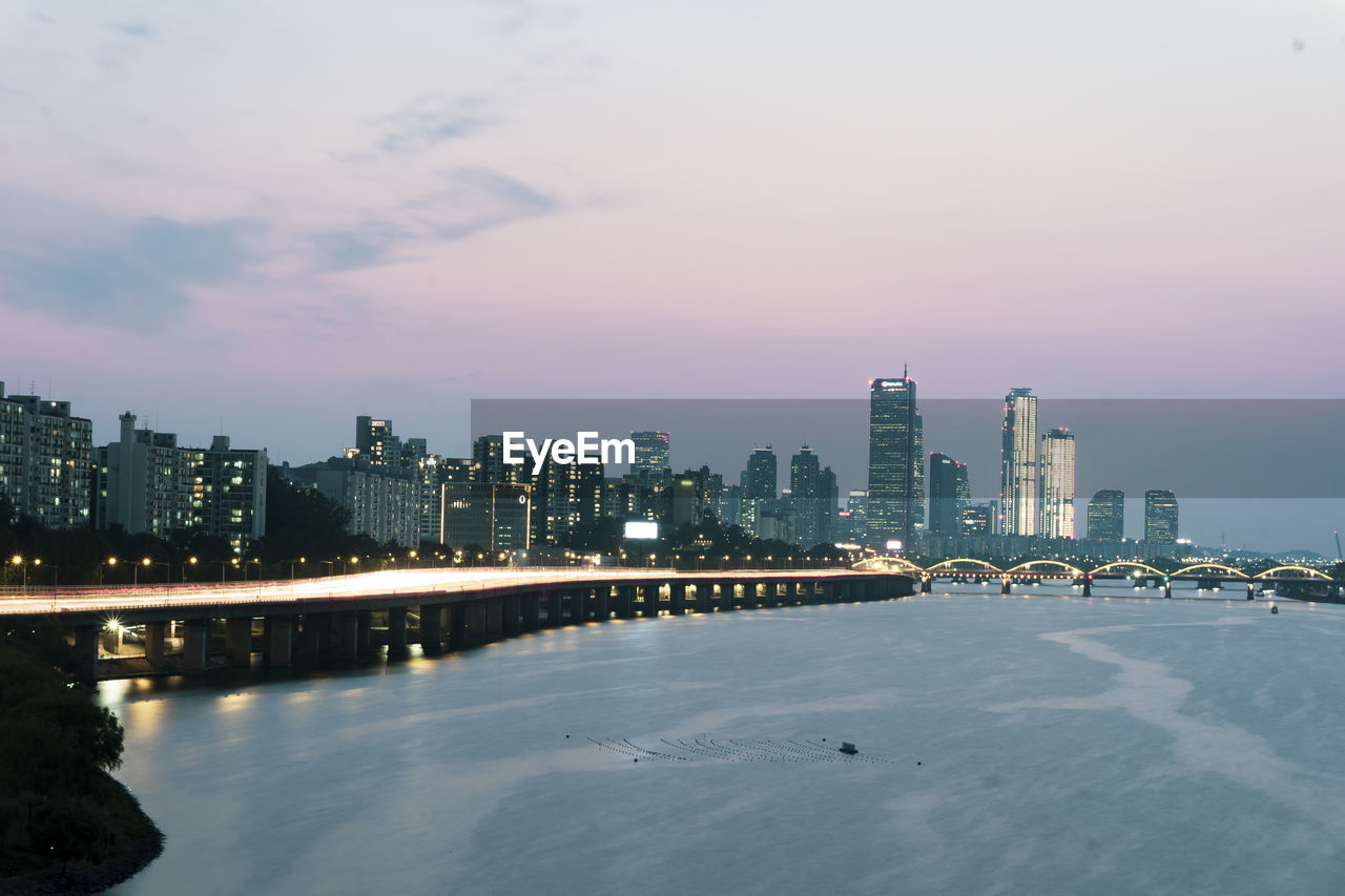 view of city at waterfront