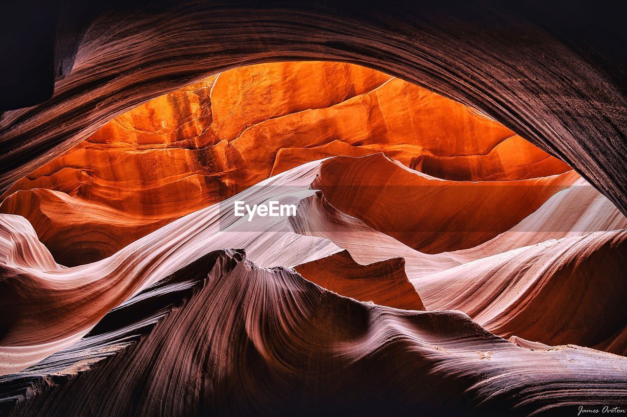 Rock formations in desert