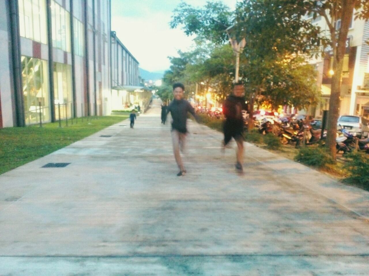 PEOPLE WALKING ON STREET