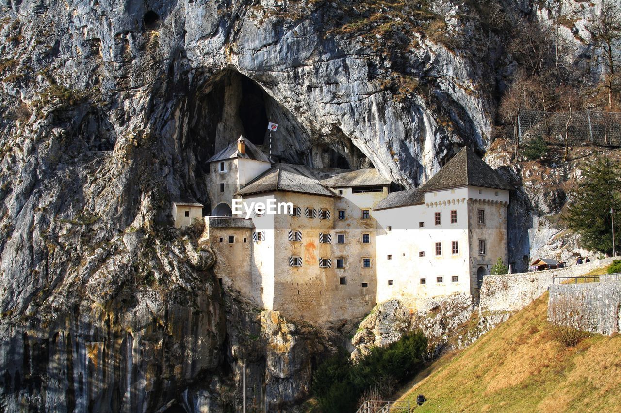 View of buildings on mountain