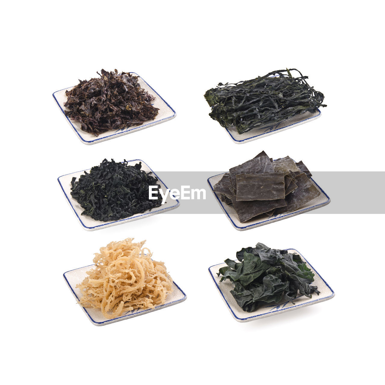 Seaweed or edible dry seaweed on the background new