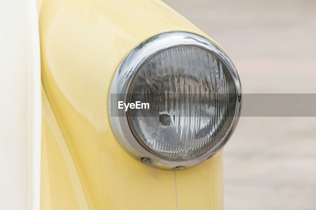 FULL FRAME SHOT OF YELLOW CAR