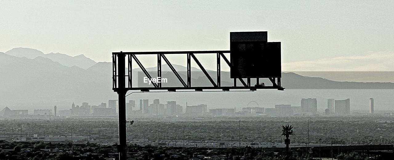 VIEW OF BUILT STRUCTURES AGAINST CLEAR SKY