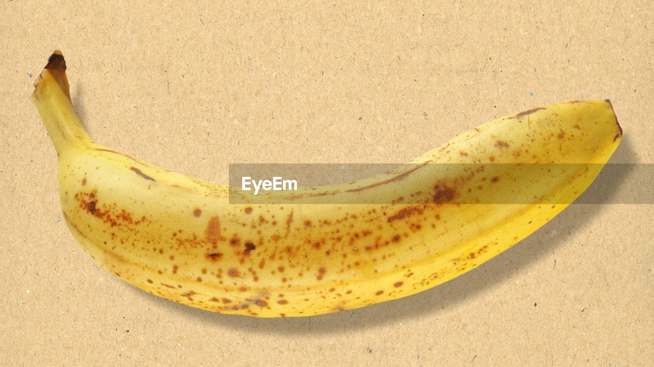 close-up of banana on floor