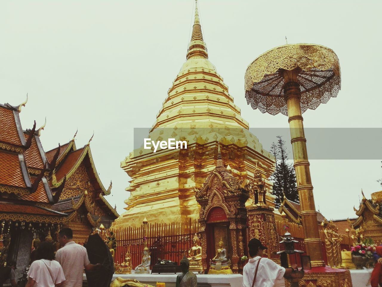 LOW ANGLE VIEW OF TEMPLE