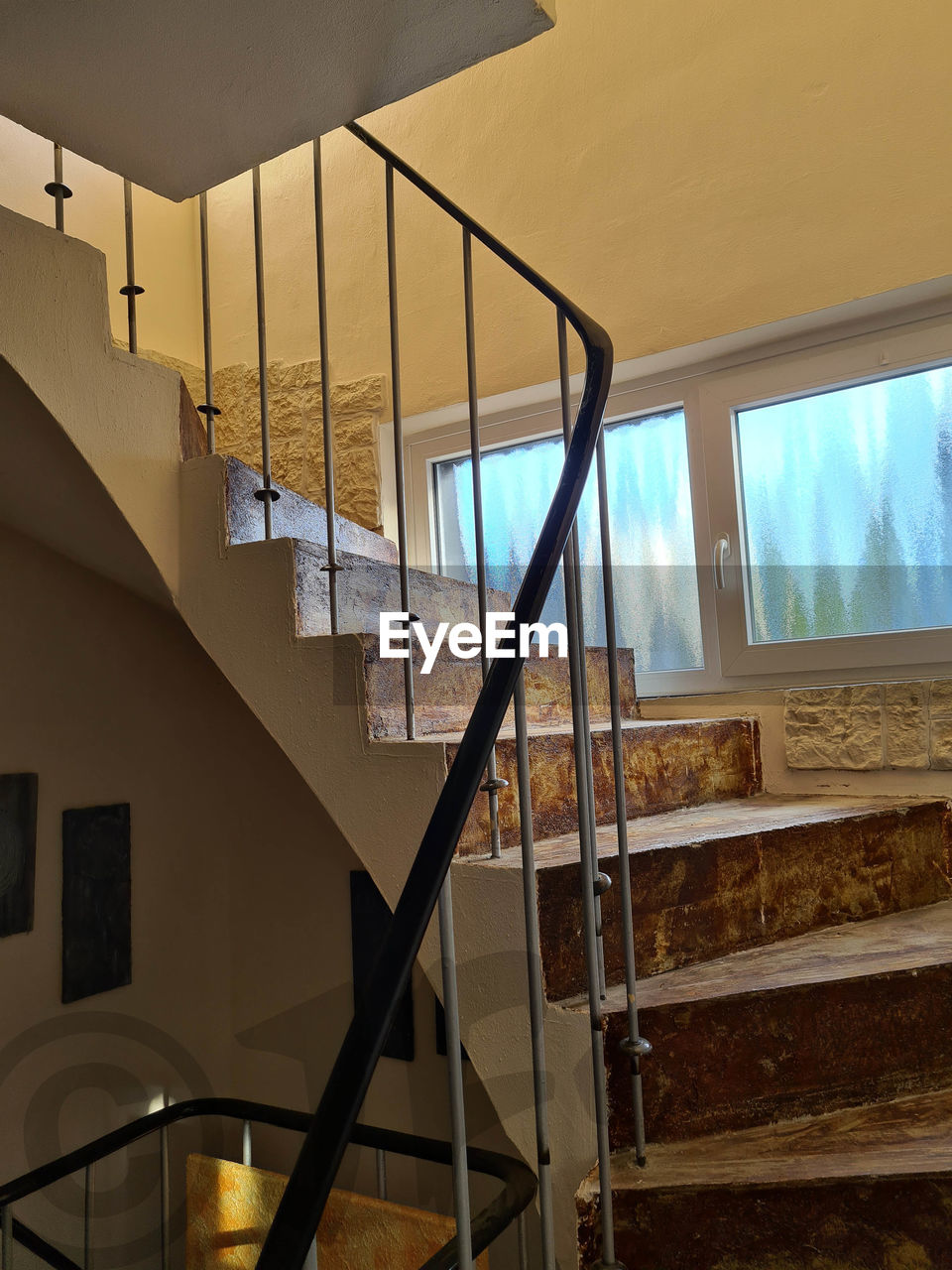 staircase, stairs, steps and staircases, architecture, railing, spiral, built structure, spiral staircase, indoors, house, daylighting, handrail, home interior, home, room, no people, building, estate, wealth, interior design, ceiling, residential district, luxury, window, floor, wood