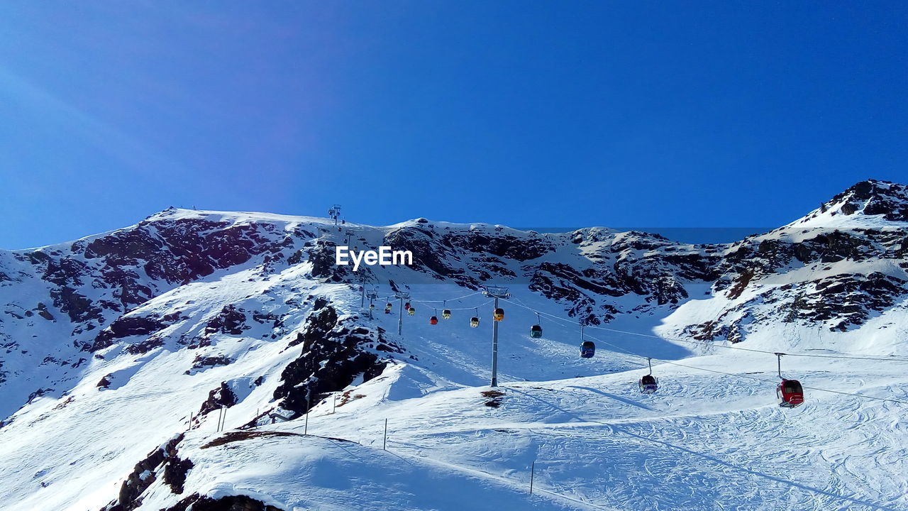 SCENIC VIEW OF SNOWCAPPED MOUNTAIN AGAINST SKY