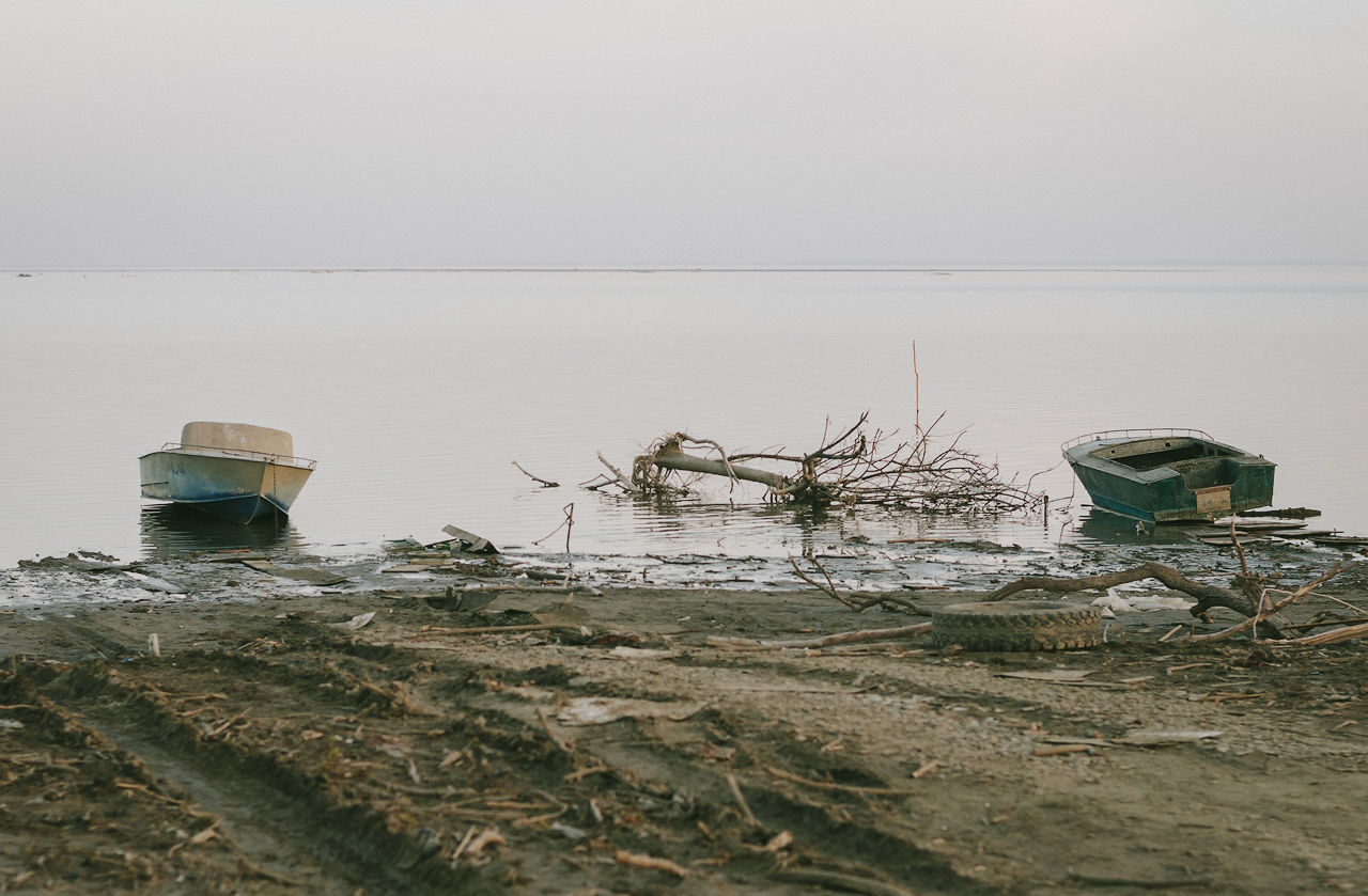 Boats on sea