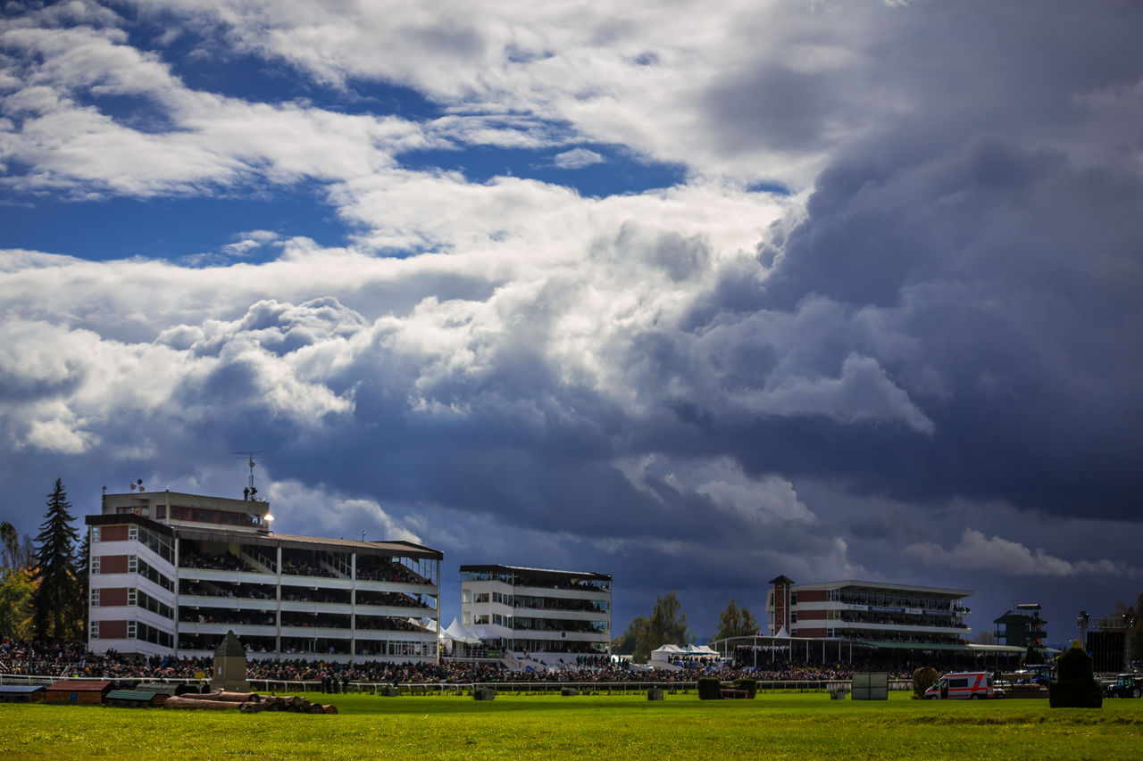 BUILDINGS AGAINST SKY