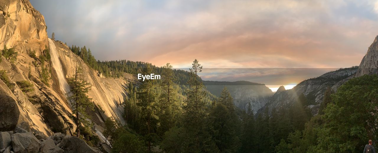 Panoramic view of landscape against sky