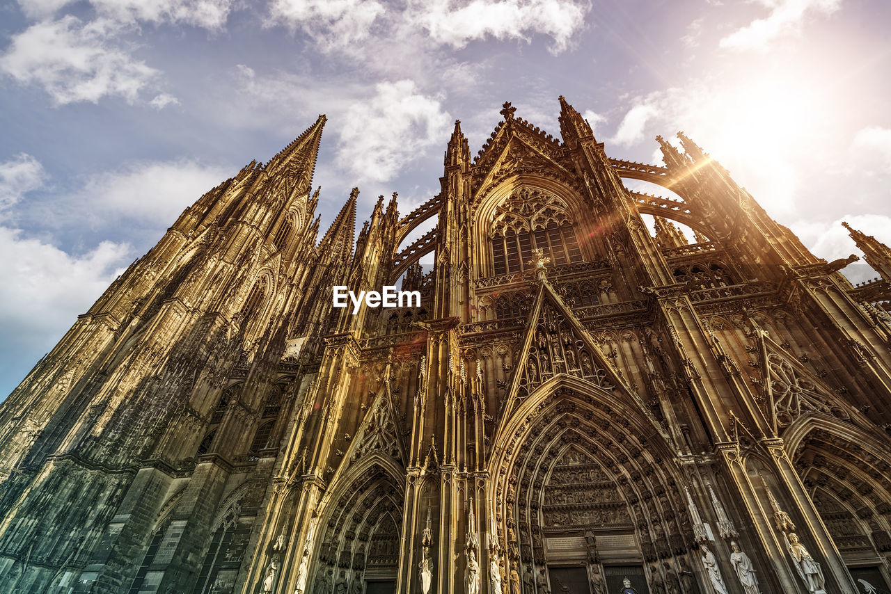 Low angle view of cathedral against sky