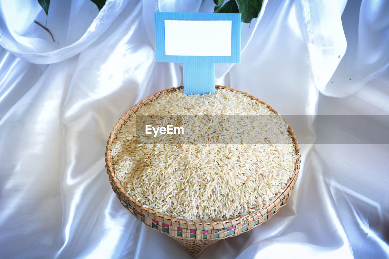 Brown Rice Brown Rice Close-up Day Dessert Focus On Foreground Food Food And Drink Freshness Healthy Eating High Angle View Indoors  Indulgence No People Paper Plant Rice - Food Staple Snack Still Life Sweet Food Wellbeing White Color