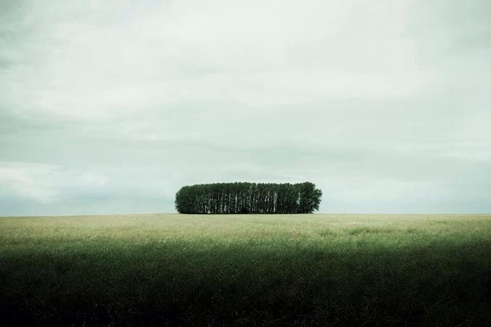 Countryside landscape against the sky